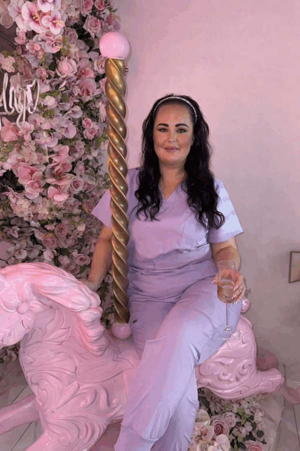 Purple scrub set