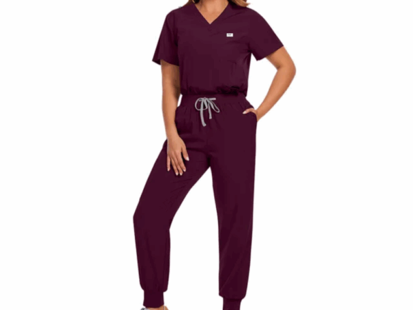 Plum scrub set